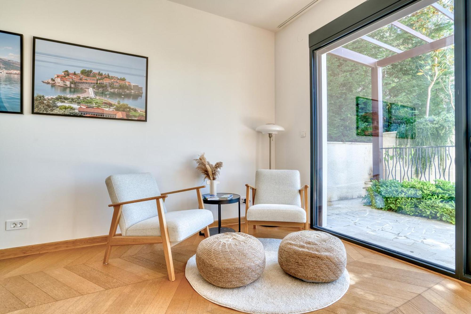 Quercus Residences Apartments Sveti Stefan Zewnętrze zdjęcie